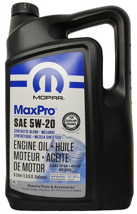 Моторна олива Mopar MaxPro 5W-20, 5 л.